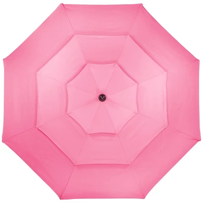 Northlight 9.75ft Outdoor Patio Market Umbrella With Hand Crank And Tilt, Pink 3 Northlight 9.75ft Outdoor Patio Market Umbrella With Hand Crank And Tilt, Pink