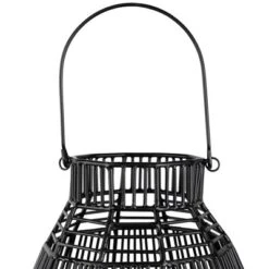 Northlight Medium Iron Geometric Hurricane Candle Lantern - 8.25" - Black 12 Northlight Medium Iron Geometric Hurricane Candle Lantern - 8.25" - Black -Northlight GUEST 50a9381c 0373 49d7 93db 87aeae080721