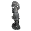 Northlight 18" Pre-Lit Black Solar Powered LED Girl With Cell Phone Outdoor Garden Statue -Northlight GUEST 5194c8de d3e1 4b7b 9833 8bcff67d0b0e