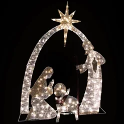 Northlight 41" LED Lighted Holy Family Nativity Scene Outdoor Christmas Decoration -Northlight GUEST 51c37ca4 e51d 4feb 8b26 d6fe9518c24b