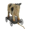 Northlight 10.25" Black And White Wood Textured Cow On Cart Outdoor Garden Statue 1 Northlight 10.25" Black And White Wood Textured Cow On Cart Outdoor Garden Statue -Northlight GUEST 51dd0dd5 c0cb 417c 8b16 f400e8f465d0