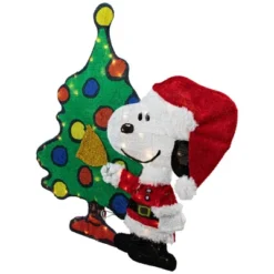 Northlight 32" LED Lighted Peanuts Snoopy And Christmas Tree Outdoor Decoration - Clear Lights 9 Northlight 32" LED Lighted Peanuts Snoopy And Christmas Tree Outdoor Decoration - Clear Lights -Northlight GUEST 5297f190 d435 4d64 a57d bc3ba00ac2d6
