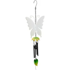 Northlight 15.75" Green Metal Butterfly Outdoor Garden Windchime 9 Northlight 15.75" Green Metal Butterfly Outdoor Garden Windchime -Northlight GUEST 531e762a 4e98 4ac5 af5f d1d39b1a789c