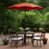Northlight 8.85ft Outdoor Patio Lotus Umbrella With Hand Crank, Terracotta 2 Northlight 8.85ft Outdoor Patio Lotus Umbrella With Hand Crank, Terracotta -Northlight GUEST 54037c7e 018a 49c9 b639 ead034fba990