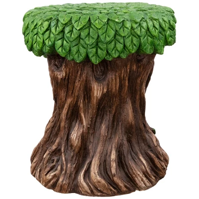 Northlight Fairy Tree Stump Outdoor Garden Plant Stand - 13.75" 7 Northlight Fairy Tree Stump Outdoor Garden Plant Stand - 13.75" - Image 5
