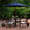 Northlight 9ft Outdoor Patio Market Umbrella With Wooden Pole, Navy Blue 2 Northlight 9ft Outdoor Patio Market Umbrella With Wooden Pole, Navy Blue -Northlight GUEST 57081e50 f237 4f17 bc09 5f56c2c01bae