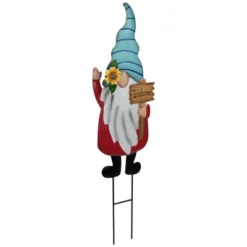 Northlight Welcome Gnome Outdoor Garden Stake - 22" - Red -Northlight GUEST 58e55c18 a567 467d 9432 6f77e42adddd