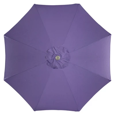 Northlight 9ft Outdoor Patio Market Umbrella With Hand Crank And Tilt - Purple 5 Northlight 9ft Outdoor Patio Market Umbrella With Hand Crank And Tilt - Purple - Image 3