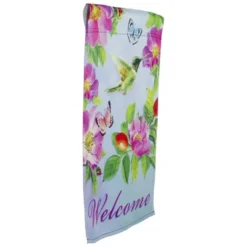 Northlight Welcome Hummingbird Floral Outdoor Garden Flag 12.5" X 18" 7 Northlight Welcome Hummingbird Floral Outdoor Garden Flag 12.5" X 18" -Northlight GUEST 5a4d40ef eb9b 4e35 af7c aec40c53d871
