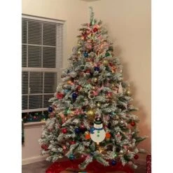 Northlight Medium Flocked Angel Pine Artificial Christmas Tree - 6' - Unlit -Northlight GUEST 5b1b7aa7 a8f0 42ba b3e0 939a326ac2f5