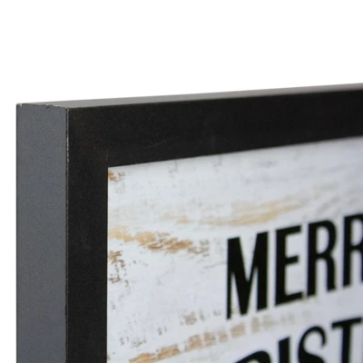 Northlight Lighted Black And White Winter Scene Merry Christmas Canvas Wall Art 11.75" X 15.75" 4 Northlight Lighted Black And White Winter Scene Merry Christmas Canvas Wall Art 11.75" X 15.75" - Image 2