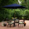 Northlight 10' X 6.5' Outdoor Patio Market Umbrella With Hand Crank - Blue 2 Northlight 10' X 6.5' Outdoor Patio Market Umbrella With Hand Crank - Blue -Northlight GUEST 5e778734 4056 47de adbe 9d545c517731