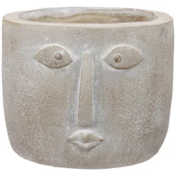 Northlight Small Face Ceramic Outdoor Garden Planter - 8.5" 11 Northlight Small Face Ceramic Outdoor Garden Planter - 8.5" -Northlight GUEST 613d752a 9d64 4790 a8c5 d8cd381c1c96