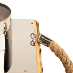 Northlight Rectangular Rattan Glass Candle Lantern With Jute Handle - 15.5" 23 Northlight Rectangular Rattan Glass Candle Lantern With Jute Handle - 15.5" -Northlight GUEST 618bd403 f566 41dc b137 4687909cdd38