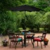 Northlight 8.5ft Outdoor Patio Lotus Umbrella With Hand Crank, Black 1 Northlight 8.5ft Outdoor Patio Lotus Umbrella With Hand Crank, Black -Northlight GUEST 65ae1aeb d74a 4a1f b179 0ddb319ac535