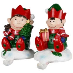 Northlight Festive Elves Christmas Stocking Holders - 5" - Set Of 2 9 Northlight Festive Elves Christmas Stocking Holders - 5" - Set Of 2 -Northlight GUEST 65c8825f edac 4c5d 96b6 cd98ef6d495c