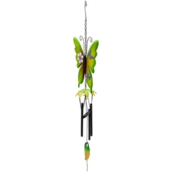 Northlight 15.75" Green Metal Butterfly Outdoor Garden Windchime 8 Northlight 15.75" Green Metal Butterfly Outdoor Garden Windchime -Northlight GUEST 66c1ab2e 93b6 4170 bbe9 6e8cfb56f3e0