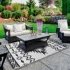 Northlight 4' X 6' Black And White Aztec Print Rectangular Outdoor Area Rug 2 Northlight 4' X 6' Black And White Aztec Print Rectangular Outdoor Area Rug -Northlight GUEST 67f92918 6214 43ae 8bd4 cb0bbe5c8d99