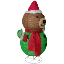 Northlight 25" Pop-up Bear Wearing Santa Hat Outdoor Christmas Decoration 7 Northlight 25" Pop-up Bear Wearing Santa Hat Outdoor Christmas Decoration -Northlight GUEST 686c523c bf2d 4df9 b5de f6c39d2debaa