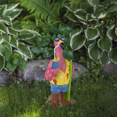 Northlight 11.5" Tropical Pink Flamingo Outdoor Garden Statue 3 Northlight 11.5" Tropical Pink Flamingo Outdoor Garden Statue
