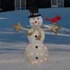 Northlight 49" White And Black LED Lighted Snowman With Top Hat Christmas Outdoor Decoration 1 Northlight 49" White And Black LED Lighted Snowman With Top Hat Christmas Outdoor Decoration -Northlight GUEST 6a8571e1 0cc6 4604 9bb6 837eb6790ec3