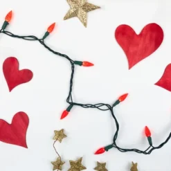 Northlight 70-Count Red LED Faceted C6 Christmas Light Set, 23ft Green Wire -Northlight GUEST 6b0b49c6 27b4 4821 addc 241bc3451734