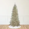 Northlight 9' Pre-Lit Artificial Christmas Tree Metallic Sheer Champagne Tinsel - Clear Lights -Northlight GUEST 6d896077 e939 481c ab5a 5430e743fdd0