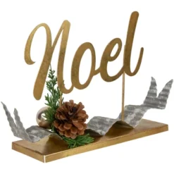 Northlight Pine Foliage And Pine Cone "NOEL" Christmas Decoration - 11" -Northlight GUEST 6db22285 4683 4f64 85bd 95da3c98717f