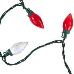 Northlight 25ct Red And Pure White LED C9 Christmas Lights, 16ft Green Wire 12 Northlight 25ct Red And Pure White LED C9 Christmas Lights, 16ft Green Wire -Northlight GUEST 6f665a67 f0b2 46fe b48d 48f1eeda257c