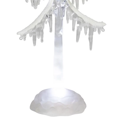Northlight LED Lighted Acrylic Icicle Tree With Cardinals Christmas Decoration - 14" 9 Northlight LED Lighted Acrylic Icicle Tree With Cardinals Christmas Decoration - 14" - Image 7
