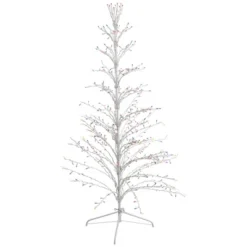 Northlight 6' Prelit Artificial Christmas Tree White Lighted Cascade Twig Outdoor Decoration - Multi-Color Lights -Northlight GUEST 72dc29c3 ec28 435b 83f5 605e77e5b831