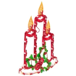 Northlight 16.5" Lighted Candles With Holly And Berry Christmas Window Silhouette 11 Northlight 16.5" Lighted Candles With Holly And Berry Christmas Window Silhouette -Northlight GUEST 737b5a34 50b6 4b3b a730 af84aa9597df