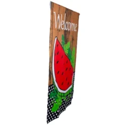 Northlight Welcome Watermelon Slice Spring Outdoor House Flag 28" X 40" 7 Northlight Welcome Watermelon Slice Spring Outdoor House Flag 28" X 40" -Northlight GUEST 73fef941 adea 4e10 9cfa 6e06b4de478b