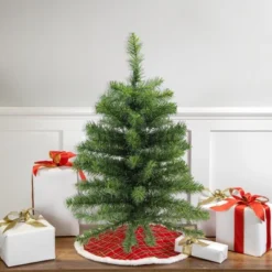 Northlight Medium Canadian Pine Artificial Christmas Tree - 2' - Unlit