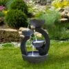 Northlight 31.5" Black Lighted Three-tier Outdoor Garden Water Fountain 1 Northlight 31.5" Black Lighted Three-tier Outdoor Garden Water Fountain -Northlight GUEST 74c93c6f be45 4c18 a399 1050186fb314