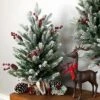 Northlight Real Touch™️ Potted Flocked Mini Fir Pine Artificial Christmas Tree - 25" - Unlit 2 Northlight Real Touch™️ Potted Flocked Mini Fir Pine Artificial Christmas Tree - 25" - Unlit -Northlight GUEST 76ff1c03 362c 40b1 9363 6078e13d0573