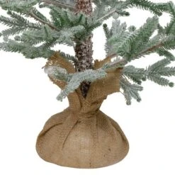 Northlight 3 FT Snow Covered Slim Pine Artificial Christmas Tree With Jute Base - Unlit 8 Northlight 3 FT Snow Covered Slim Pine Artificial Christmas Tree With Jute Base - Unlit -Northlight GUEST 77e072de bece 45e7 9971 5b7312556bff