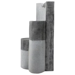 Northlight 24" Gray Speckled Modern Style 3-Tier Rainfall Outdoor Water Fountain 10 Northlight 24" Gray Speckled Modern Style 3-Tier Rainfall Outdoor Water Fountain -Northlight GUEST 80321001 a862 4273 b8c2 ba24544599cb