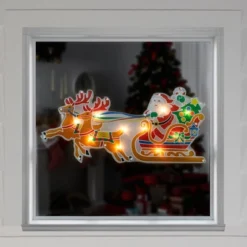 Northlight 23" Lighted Santa And Reindeer Christmas Window Silhouette 9 Northlight 23" Lighted Santa And Reindeer Christmas Window Silhouette -Northlight GUEST 80d9c990 484d 4f00 b1f6 bc320a4c6060