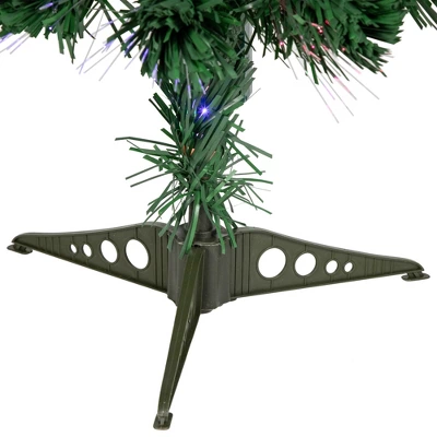 Northlight 2' Pre-Lit Medium Color Changing Fiber Optic Artificial Christmas Tree 7 Northlight 2' Pre-Lit Medium Color Changing Fiber Optic Artificial Christmas Tree - Image 5