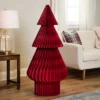 Northlight Tall Foldable Accordion Honeycomb Paper Christmas Tree - 4' - Red 2 Northlight Tall Foldable Accordion Honeycomb Paper Christmas Tree - 4' - Red -Northlight GUEST 82ea1469 52cd 4770 9d58 9b2f2cb83250