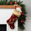 Northlight 20.5-Inch Velvet Gold And Maroon Etched Cuff Christmas Stocking 2 Northlight 20.5-Inch Velvet Gold And Maroon Etched Cuff Christmas Stocking -Northlight GUEST 84f57809 82af 43c0 8dd7 e947ca17992a