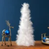 Northlight Layered Wispy Feather Cone Tree Christmas Decoration - 16" - Winter White -Northlight GUEST 855e0697 e72a 4565 abb4 2d76e3be4800