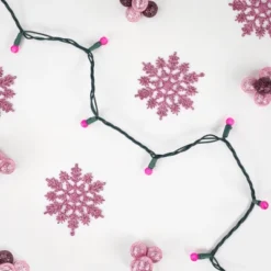 Northlight LED G12 Berry Christmas Lights - Pink - 16' Green Wire - 50 Ct -Northlight GUEST 85a766b1 b0f0 4f63 b471 e583adb874e4