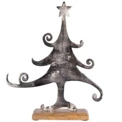 Northlight Swirling Metal Tree Christmas Decoration - 13.5" 13 Northlight Swirling Metal Tree Christmas Decoration - 13.5" -Northlight GUEST 87156c82 3778 46e4 ae48 ca1eb7978168