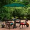 Northlight 8.5ft Outdoor Patio Lotus Umbrella With Hand Crank, Green 1 Northlight 8.5ft Outdoor Patio Lotus Umbrella With Hand Crank, Green -Northlight GUEST 87675b95 4220 41e9 8f05 4608c5e45192