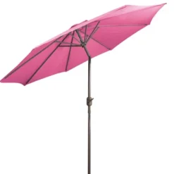 Northlight 9ft Outdoor Patio Market Umbrella With Hand Crank And Tilt, Pink 13 Northlight 9ft Outdoor Patio Market Umbrella With Hand Crank And Tilt, Pink -Northlight GUEST 8892ad62 070a 412c 8043 c70502c24eeb