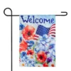Northlight Welcome Patriotic Americana Outdoor Floral Garden Flag 18" X 12.5" 1 Northlight Welcome Patriotic Americana Outdoor Floral Garden Flag 18" X 12.5" -Northlight GUEST 889f03e0 f683 4252 8961 a2abbc9df89d