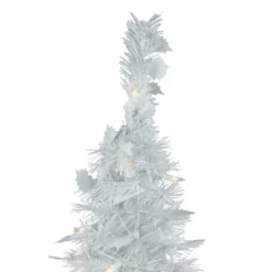 Northlight 6' Pre-Lit White Tinsel Pop-Up Artificial Christmas Tree, Clear Lights 7 Northlight 6' Pre-Lit White Tinsel Pop-Up Artificial Christmas Tree, Clear Lights -Northlight GUEST 8b35f8aa 0ee3 4805 b318 58432d04985c