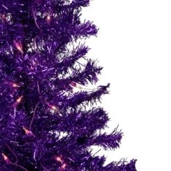 Northlight 6' Pre-Lit Purple Artificial Tinsel Christmas Tree, Clear Lights 8 Northlight 6' Pre-Lit Purple Artificial Tinsel Christmas Tree, Clear Lights -Northlight GUEST 8c2373e1 e5a5 42ff a21a f499365fb875